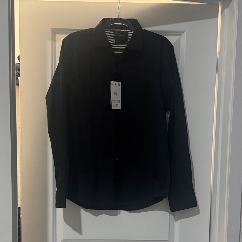 Men's Black Dress Shirt